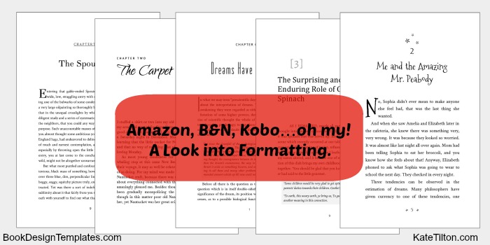 A Look into Book Formatting