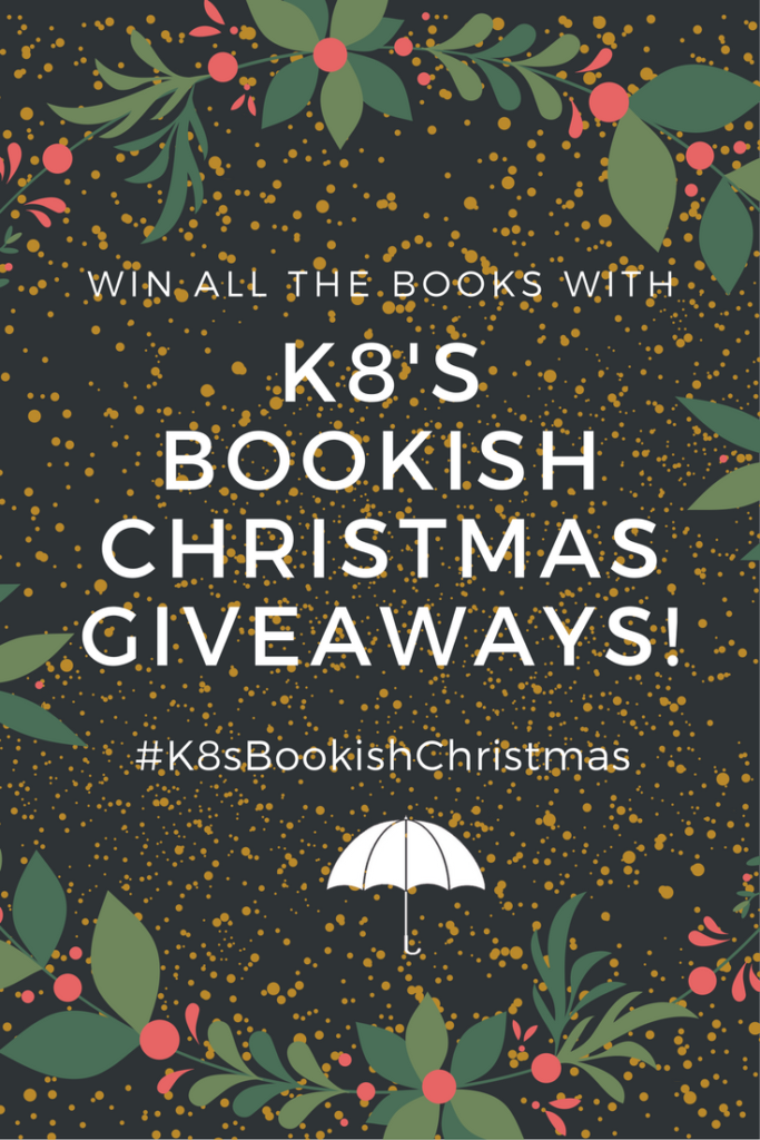 K8's Bookish Christmas Giveaways! 2016 #K8sBookishChristmas - katetilton.com